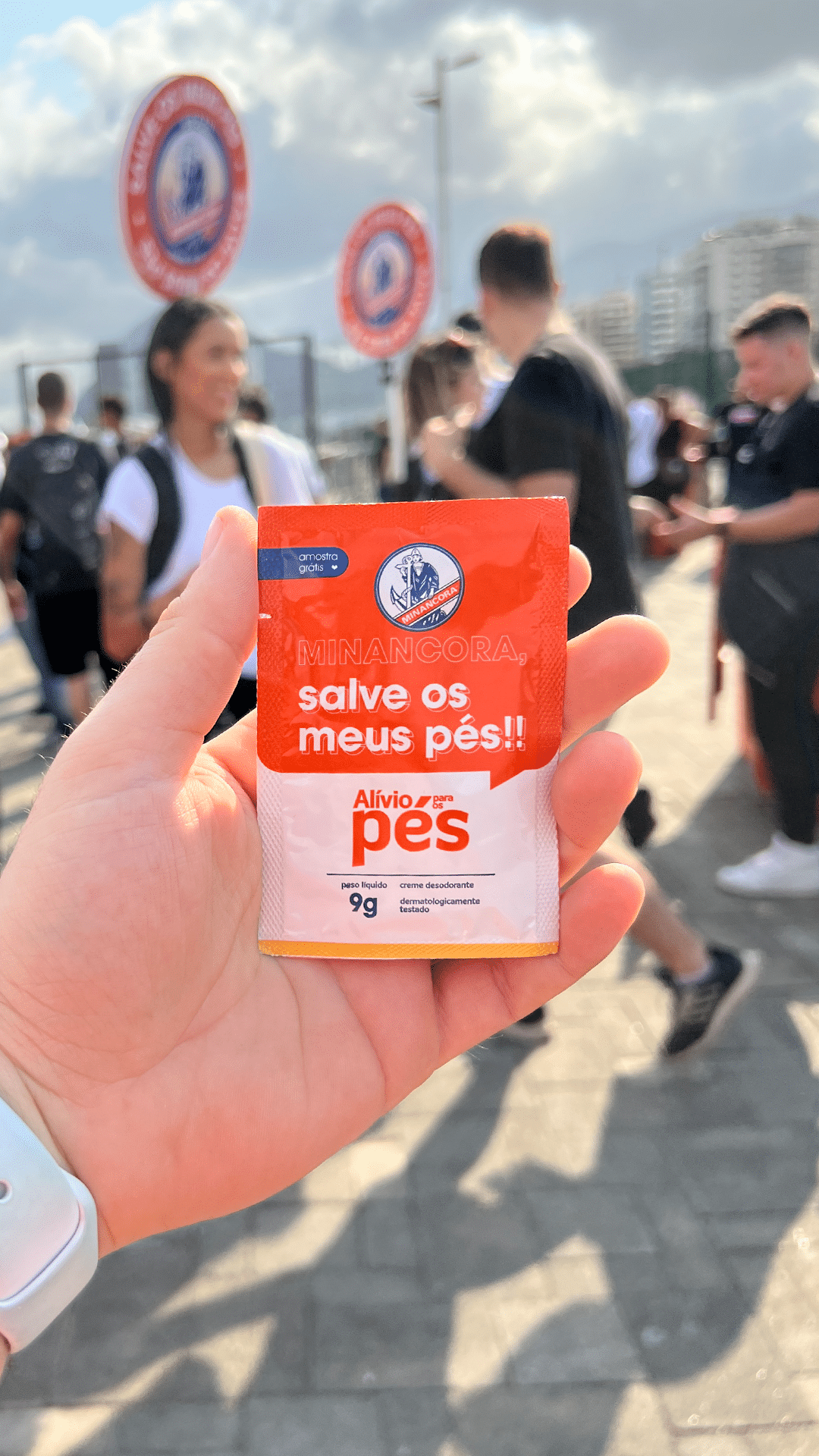 Marketing de oportunidade: Minancora distribui amostrar no Rock in Rio