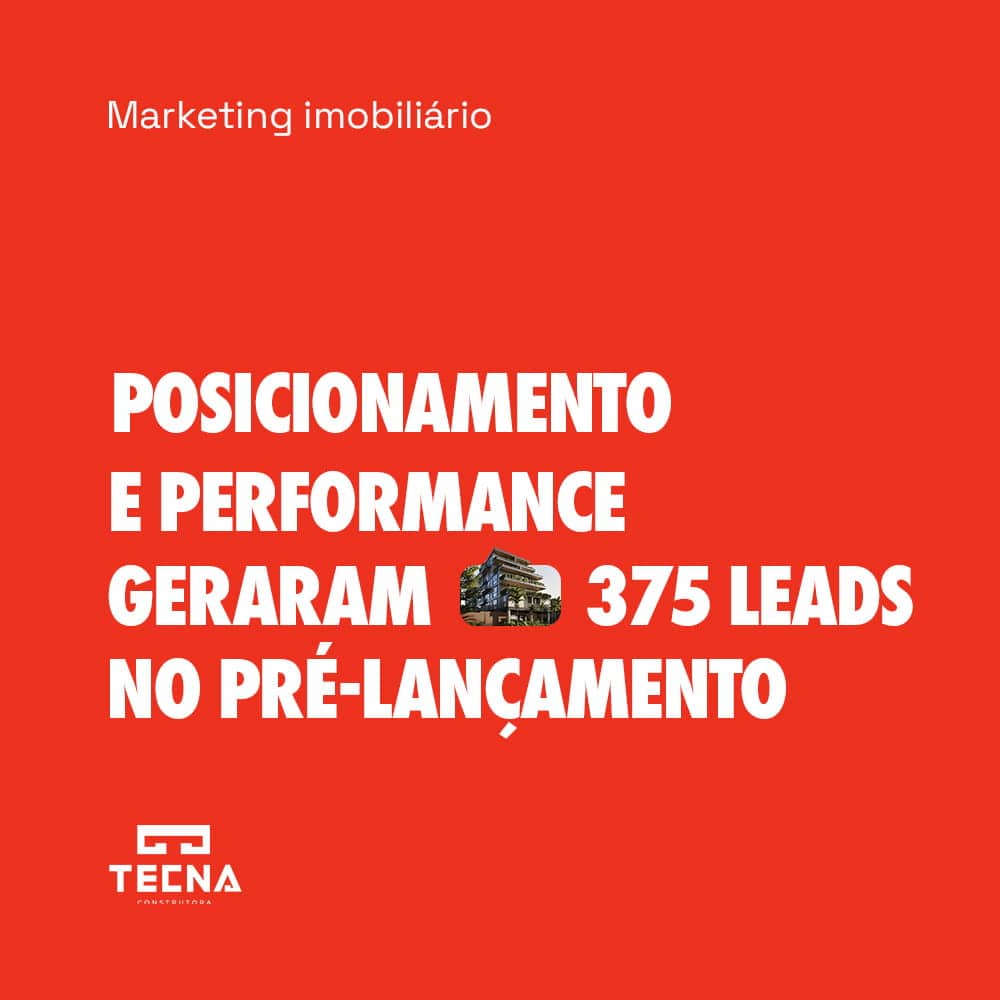 Posicionamento e performance geraram 375 leads no pré-lançamento